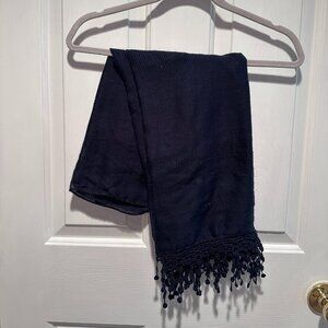 Abercrombie & Fitch Navy Blue Scarf